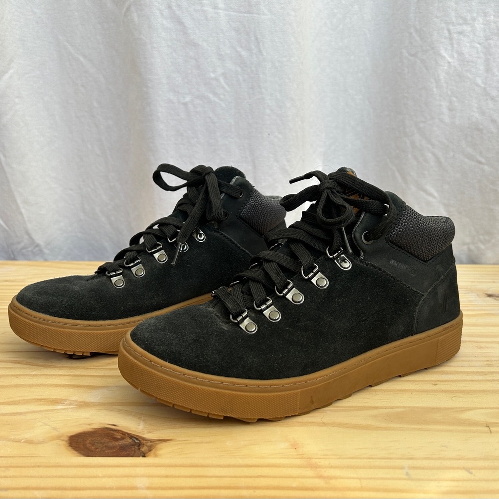 Forsake Lucie Waterproof Black Suede Leather Women Size 7.5